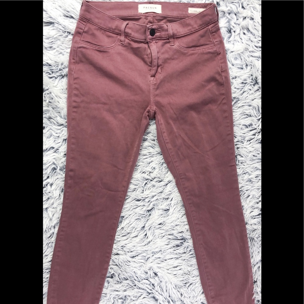 Mauve Ankle Jeggings
